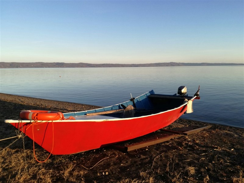 Barca dei pescatori del lago di Bolsena