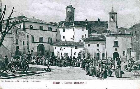 Piazza Umberto I intorno al 1900