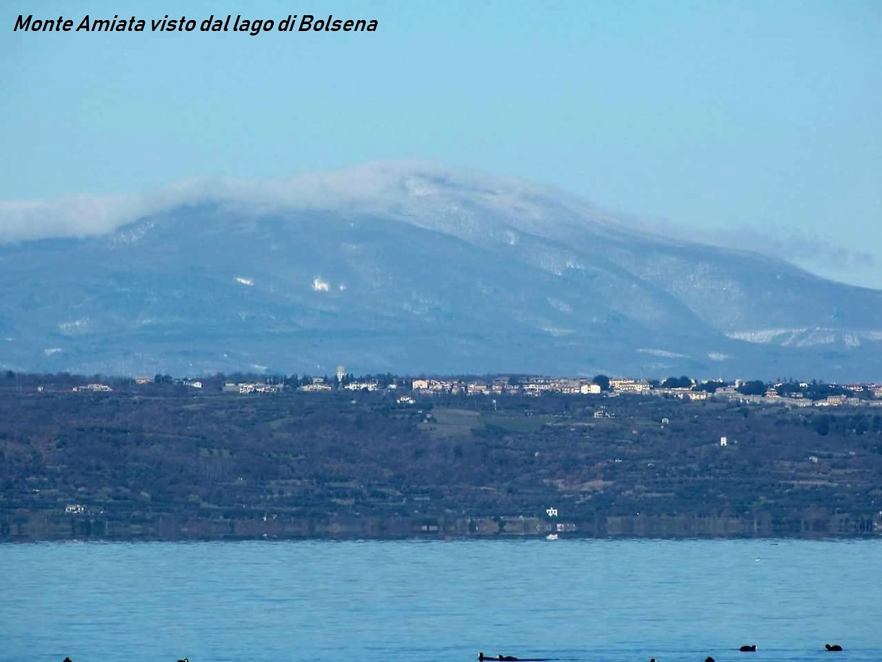 Lago di Bolsena e monte Amiata