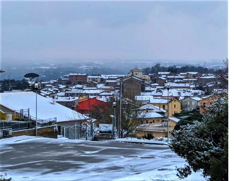 La neve a San Lorenzo Nuovo