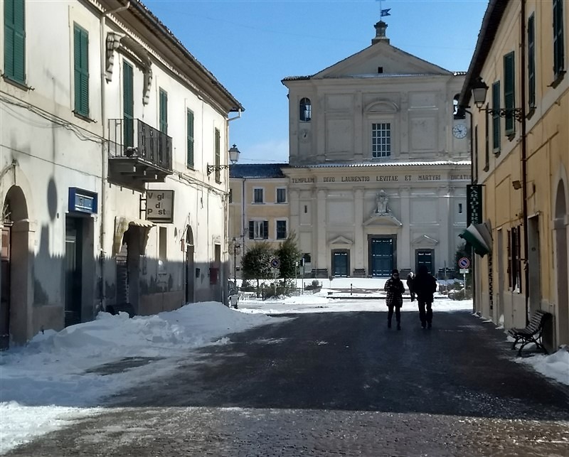 Neve a San Lorenzo Nuovo