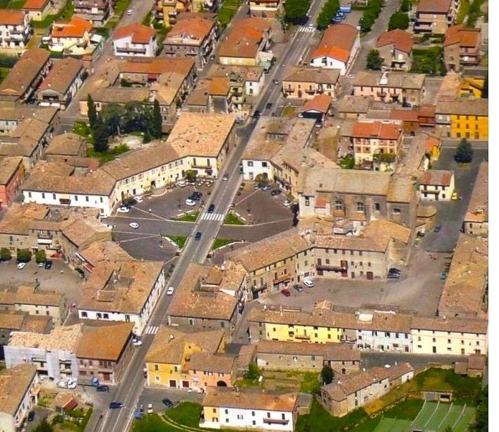 Veduta aerea di San Lorenzo Nuovo